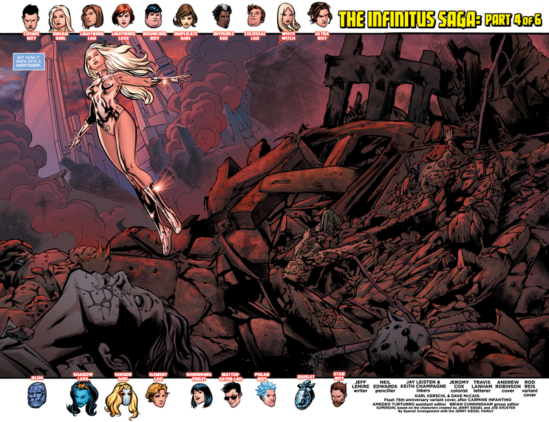 Illustration for article titled Exclusive DC preview: Justice League United #8 wipes out The Legion Of Superheroes